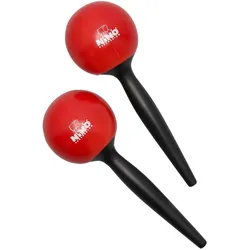 Nino Percussion NINO582R - Plastic Maracas Plastic, Red - Maracas
