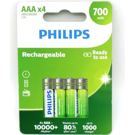 Philips HR03 Micro (AAA)-Akku NiMH 700 mAh 4 St.
