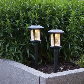 Star Trading LED-Solarlampen Monaco warmweiß 2er Set