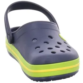 Crocs Kid's Crocband Clog Navy/Volt Green 20,5