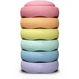 Stapelstein Stapelstein® Original Grow rainbow pastel 6er-Set