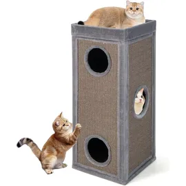 Goplus Kratzbaum 4-stöckig grau
