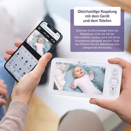 TrueLife NannyCam R7 Dual Smart TLNCR7DS Babyphone mit Kamera, WLAN 2.4 GHz