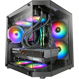 Mars Gaming Mc-3tlite (mATX, Mini-ITX), PC Gehäuse, schwarz