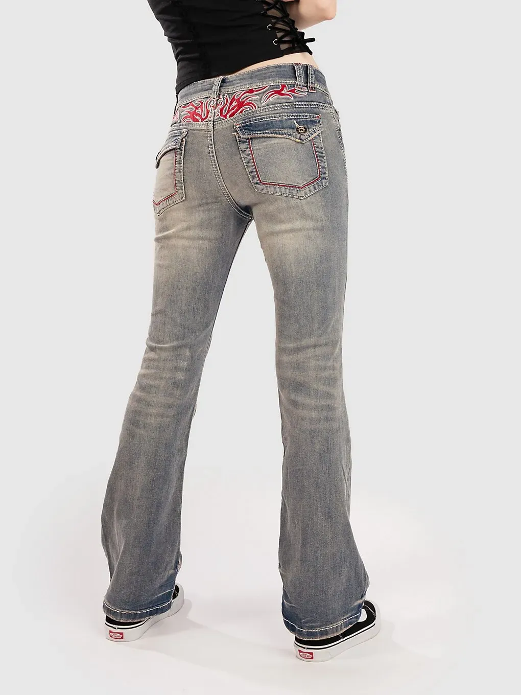 Ninth Hall Alyssia Contrast Jeans blue wash Gr. 10