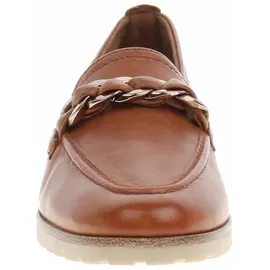 TAMARIS LEATHER) Loafers (1-24200-42) cognac
