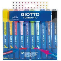 Giotto Turbo Pro Doppel-Fasermaler 10 St. Primärfarben