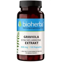 BIOHERBA R Graviola Stachelannone Extrakt Kapseln 100 St.
