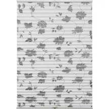 GARDINIA Plissee Concept Flowers and Plants 80 x 210 cm blüte dekor/weiß