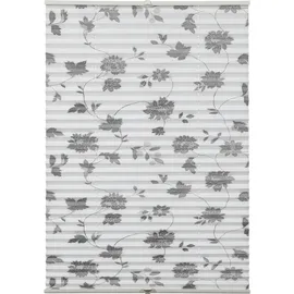 GARDINIA Plissee Concept Flowers and Plants 80 x 210 cm blüte dekor/weiß