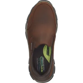 SKECHERS Slipper Slipper Leder - Calum braun 45