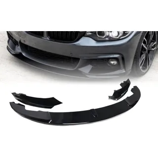 zjxcnb Auto Frontspoiler Lippe Für BMW 4er 2014–2019 28i 430i 425d 430d 435i 440i 435d 440d, Frontlippe Spoiler Frontstoßstange Lip Splitter Diffusor Antikollisionsschutz Zubehör
