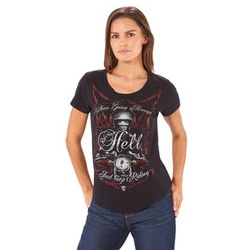 Just Keep Riding Damen T-Shirt schwarz XXL