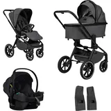 Babywelt Moon Resea+ (2025) Trio-Set inkl. Babyschale Cosmo, grau