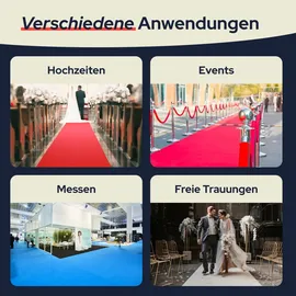 Primaflor Eventteppich Podium Türkis 1,00m x 2,00m