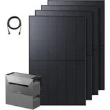 Anker Solix Balkonkraftwerk Speicher 1.760 W Solarbank 2 E1600 Pro 4 Solarpanels