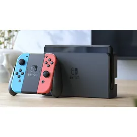 Nintendo Switch OLED-Modell neon-blau/neon-rot