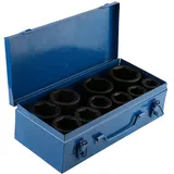 Schlagschrauber Nüsse Set1'', 10-teilig Steckschlüsselsatz Impact Socket Set 22-50mm, Sechskant Nüsse, Steckschlüsselsatz mit 1'' Antrieb (1'' 22-50mm)