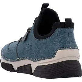 Rieker Slipper/Kletthalbschuh Freizeit (casual) 45951-15 - blau, - 36