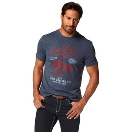 Arizona T-Shirt, mit Print in Vintage Optik, Gr. blau-meliert, ,