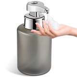 Seifenspender Automatisch Elektrische Seifenspender Sensor Mit Sensor Seifenspender Automatischer Schaum Soap Dispenser Automatic No Touch Schaumspender FüR Bad,KüChe,BüRo Grau