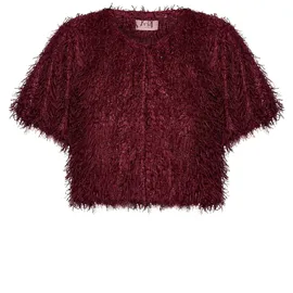 Vera Mont Bomberjacke mit Lurexfaden in Deep dahlia), | Gr.: 38,