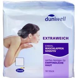 Duniwell Einmal Waschlappen sensitiv 50 St