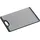 KESPER Schneidebrett, Material: Kunststoff (PP/TPE), Maße: 29,5 x 19,5 x 0,75 cm, Farbe: Grau/Schwarz | 30883