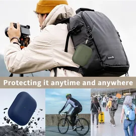TECH-PROTECT Silikonhülle kompatibel mit AirPods Pro 3 Lila
