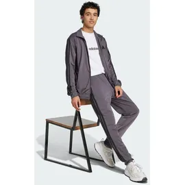 adidas Sportswear Basic 3 Stripes Tricot TRACKSUIT, Grey Strata - M