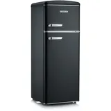 Severin RKG 8932 Retro-Kühl-Gefrierkombination (206 l, 1440 mm hoch, Schwarz)