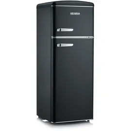 Severin RKG 8932 Retro-Kühl-Gefrierkombination (206 l, 1440 mm hoch, Schwarz)
