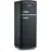 8932 Retro-Kühl-Gefrierkombination (206 l, 1440 mm hoch, Schwarz)