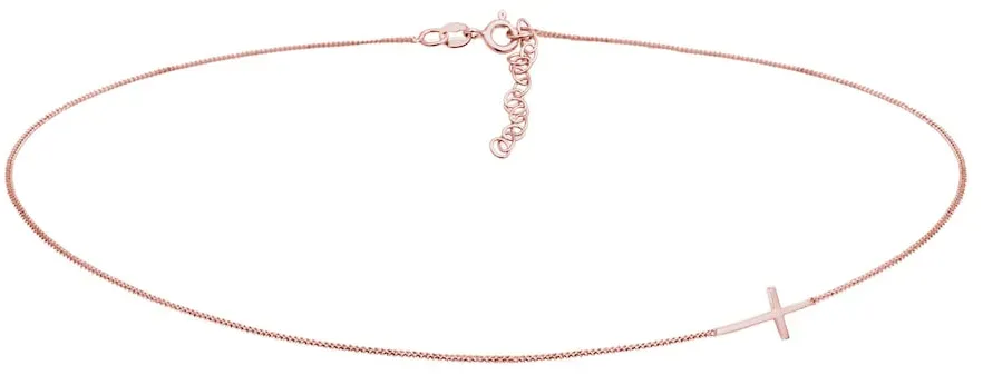 Elli Choker Kreuz Religion 925 Sterling Silber Ketten   Damen 