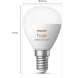 Philips Hue White Color Ambiance E14 5.1W, 2er-Pack (929003573602)