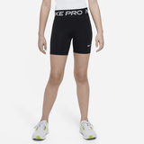 Nike Pro Dri-FIT Shorts (ca. 12,5 cm) für ältere Kinder (Mädchen) - Schwarz, L