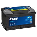 Exide Excell EB802 80Ah 700A Autobatterie