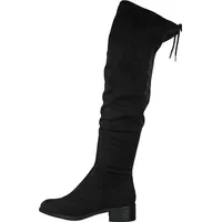 s.Oliver Damen Stiefel Overknee Boot Stretchschaft Blockabsatz 5-25501-43, Größe:38 EU,