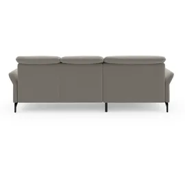 sit&more Ecksofa SIT & MORE "Fashion L-Form", braun (latte), B:253cm H:84cm T:165cm, Sofas, Ecksofa, wahlweise mit Kopfteilverstellung und Vorziehsitz, motorisch