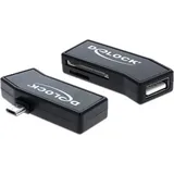 DeLock Micro USB OTG Card Reader + 1 x USB Port