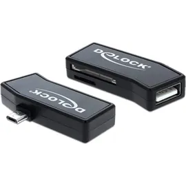 DeLock Micro USB OTG Card Reader + 1 x USB Port