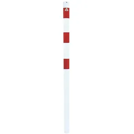 Schake Absperrpfosten Ø 60 mm 130 cm Weiß/Rot