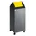 Proregal Wertstoffsammler 60 l Grau-Gelb