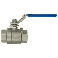 Riegler Edelstahlkugelhahn, 2-teilig, Innen-/Innengewinde, G 2 1/2, DN 65