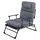 LINDER EXCLUSIV Klappliege 2in1 Schwarz/Grau