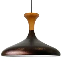 Bamyum Champion aus Holz Metall E27 Moderne Teuton Hängelampe