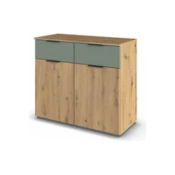 Sideboard , holzfarben , Maße (cm): B: 93 H: 81