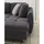 luma-home Ecksofa Schlafcouch L-Garnitur ausziehbar Ottomane rechts Mikrofaser Anthrazit, / 17007 - 2 Jahre Gewährleistung - mind. 14 Tage Rückgaberecht - Grau