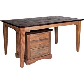 SIT Möbel Tisch | 160 x 90 cm | Tischplatte kolonialfarbig | Teakholz natur | B 160 x T 90 x H 77 cm | 06216-34 | Serie SEADRIFT
