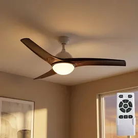 V-Tac Deckenventilator 132 cm Holzventilator Braun